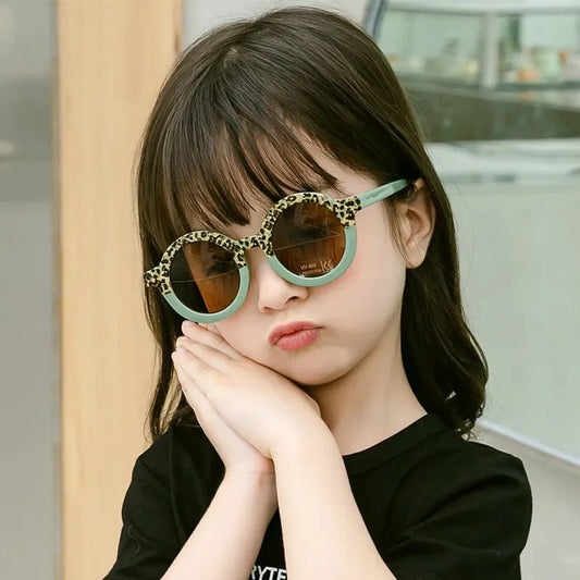 Colorful double-tone kids sunglasses
