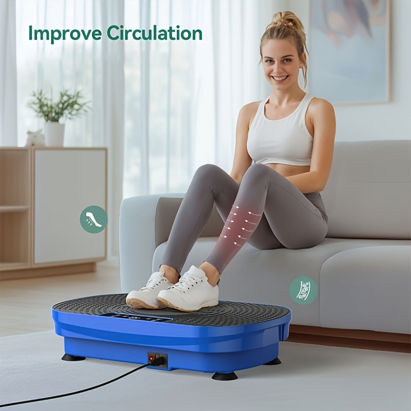 Vibration Plate Exercise Machine, 330 LBS Weight Capacity & Multiple Modes, Whole Body Vibration Plate Exercise Machine For Home, Power Plate Vibration Platform For Toning & Wellness, Valentines Day Gifts
