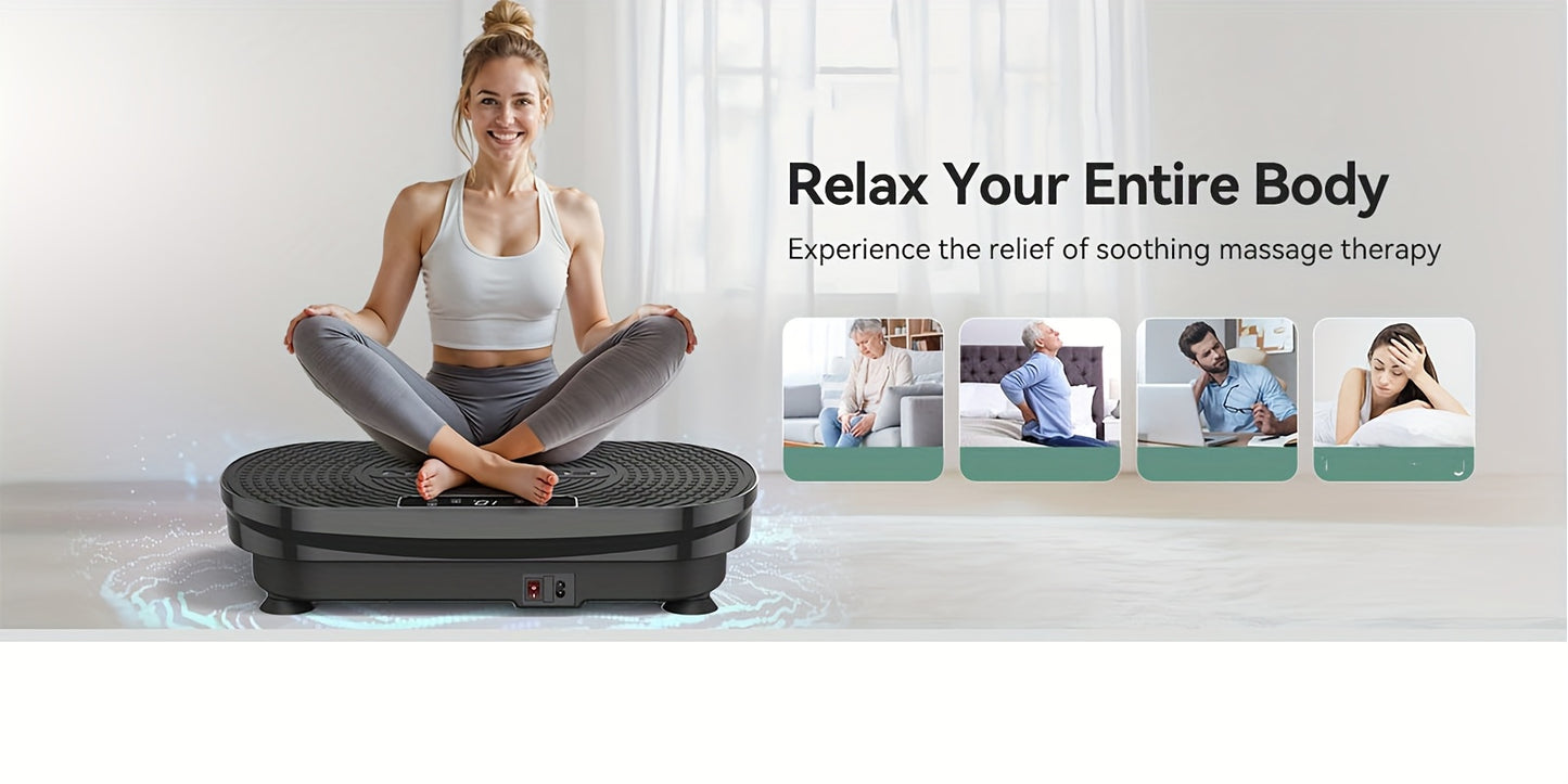 Vibration Plate Exercise Machine, 330 LBS Weight Capacity & Multiple Modes, Whole Body Vibration Plate Exercise Machine For Home, Power Plate Vibration Platform For Toning & Wellness, Valentines Day Gifts