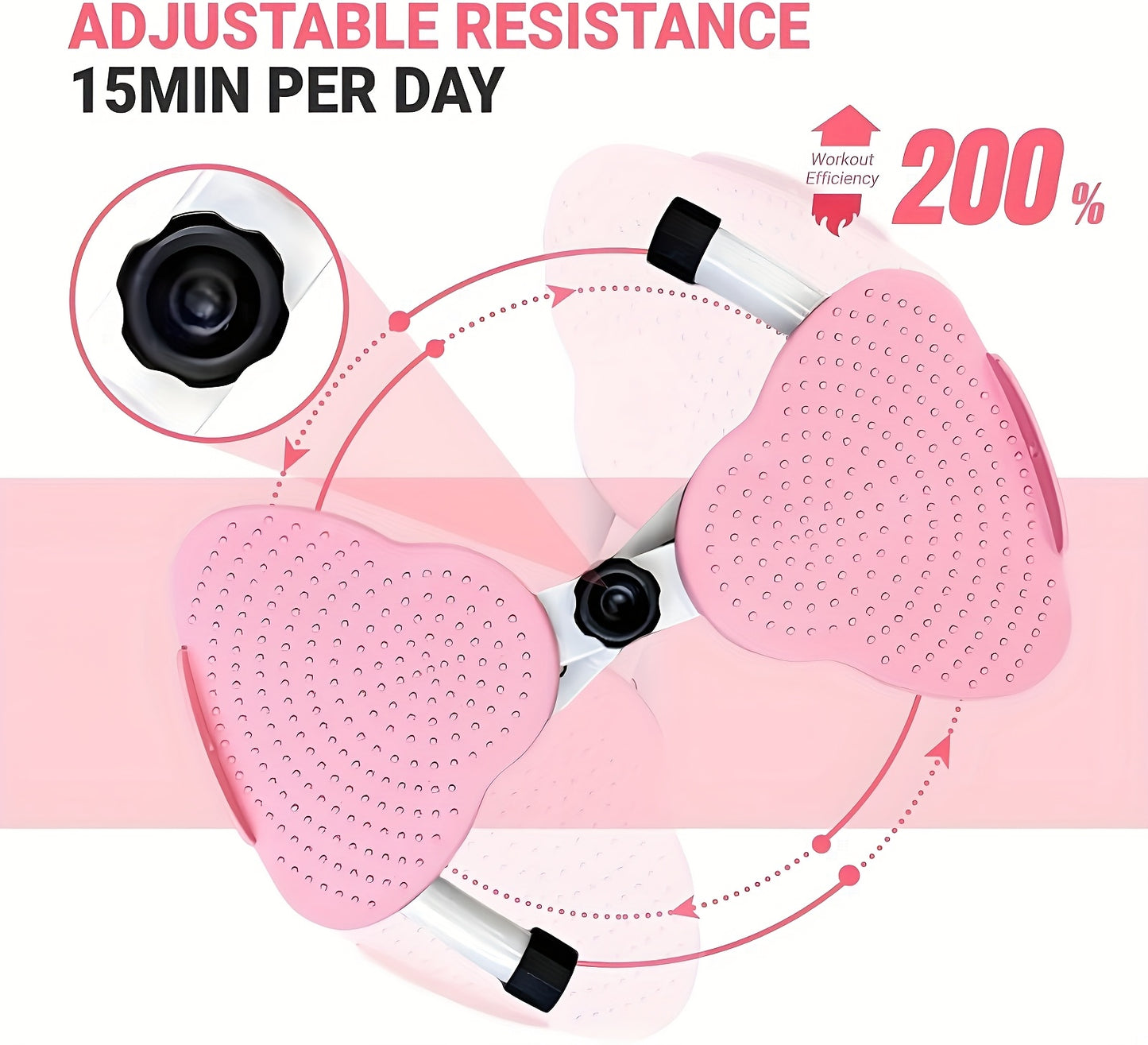 Waist Twisting Machine, Ab Twister Board For Exercise, Noiseless Exercise Waist TwisterFor Home Gym Equipment, 330 Lbs Capacity |Track Time, Reps, Calories With DigitalDisplay