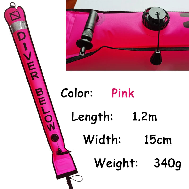 Colorful Inflatable Scuba Diving Signal Marker