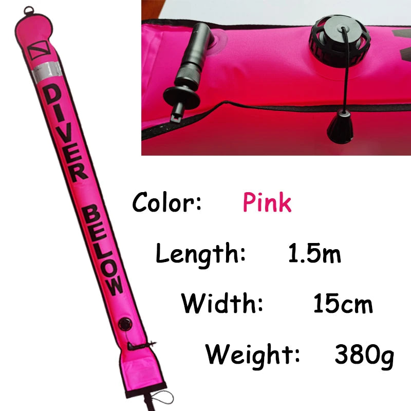 Colorful Inflatable Scuba Diving Signal Marker