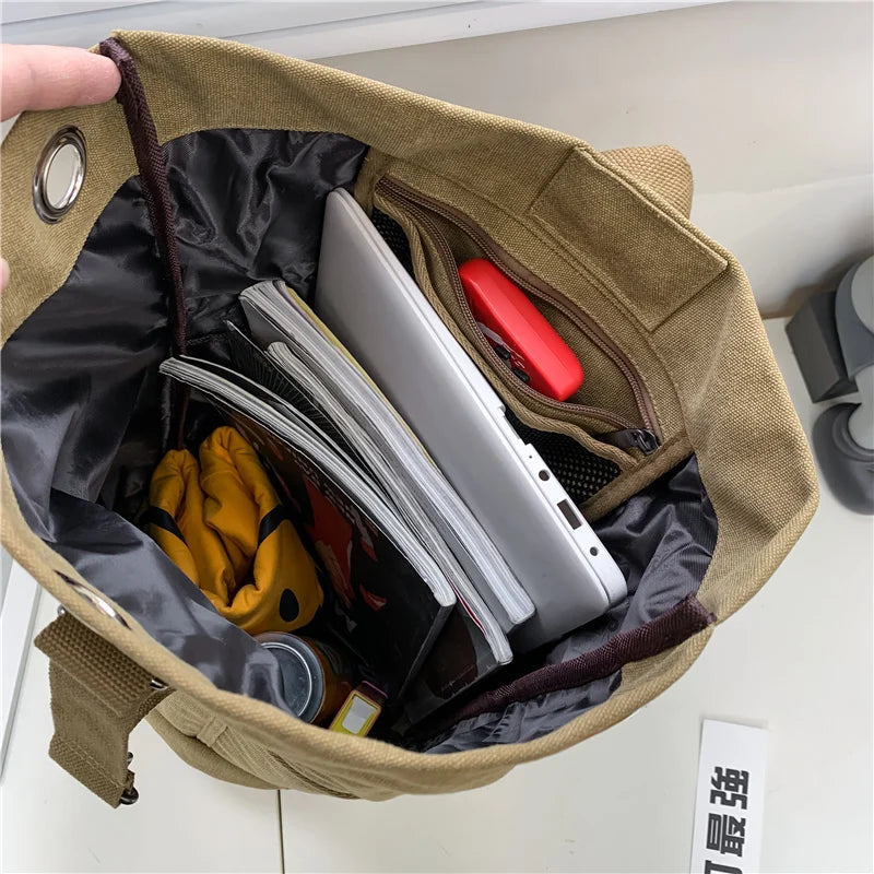 Large Canvas Duffel Bag
