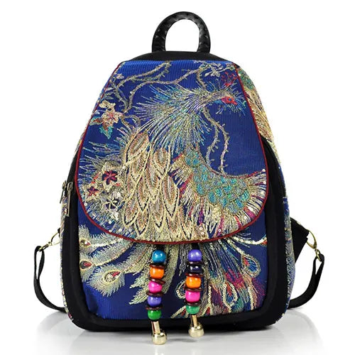 Tropical Print Backpack