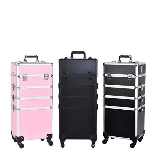 Trolley Cosmetic Bag on Wheel for Women