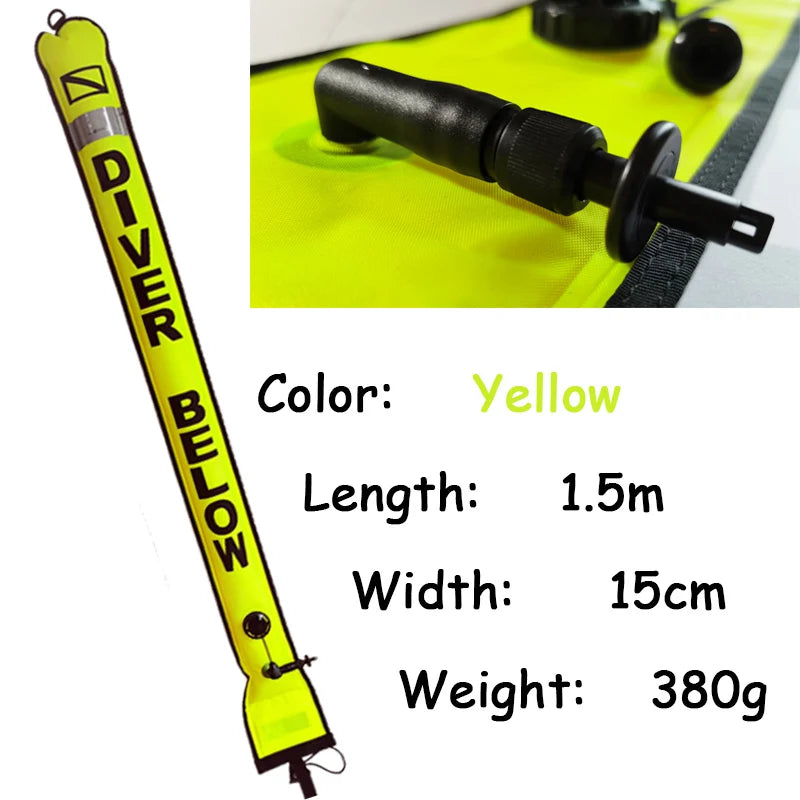 Colorful Inflatable Scuba Diving Signal Marker