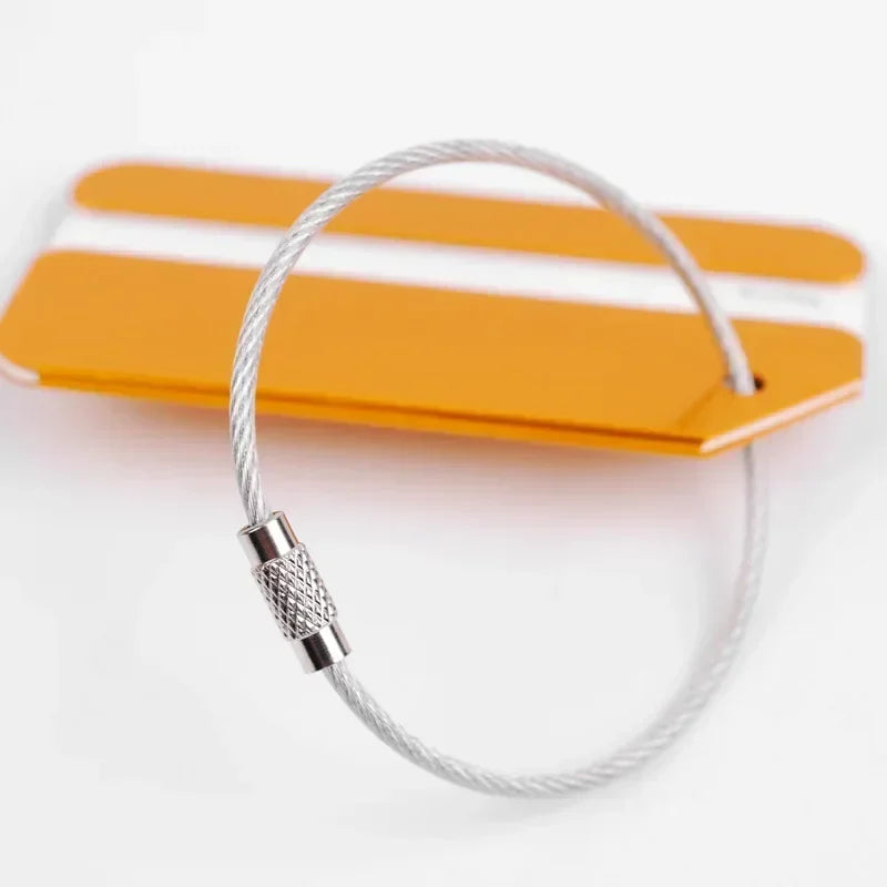 Yellow Travel Luggage Tag