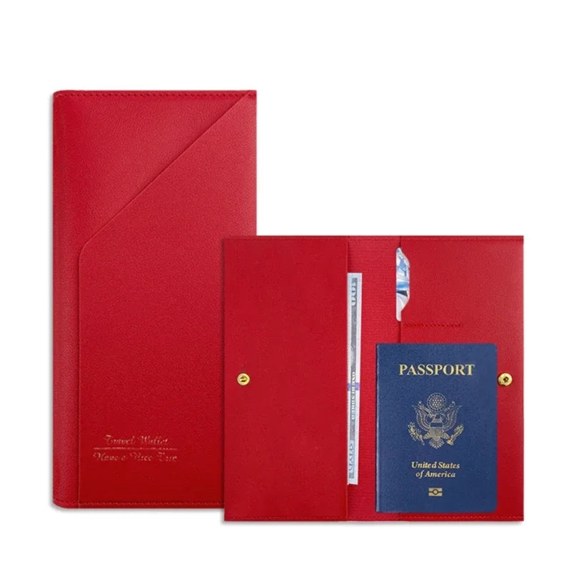 Travel Passport Wallet  Tri-fold Document Organizer