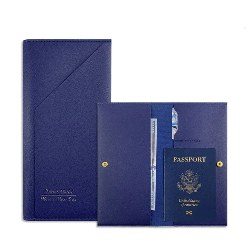 Travel Passport Wallet  Tri-fold Document Organizer