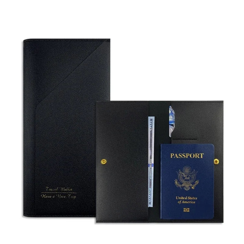 Travel Passport Wallet  Tri-fold Document Organizer
