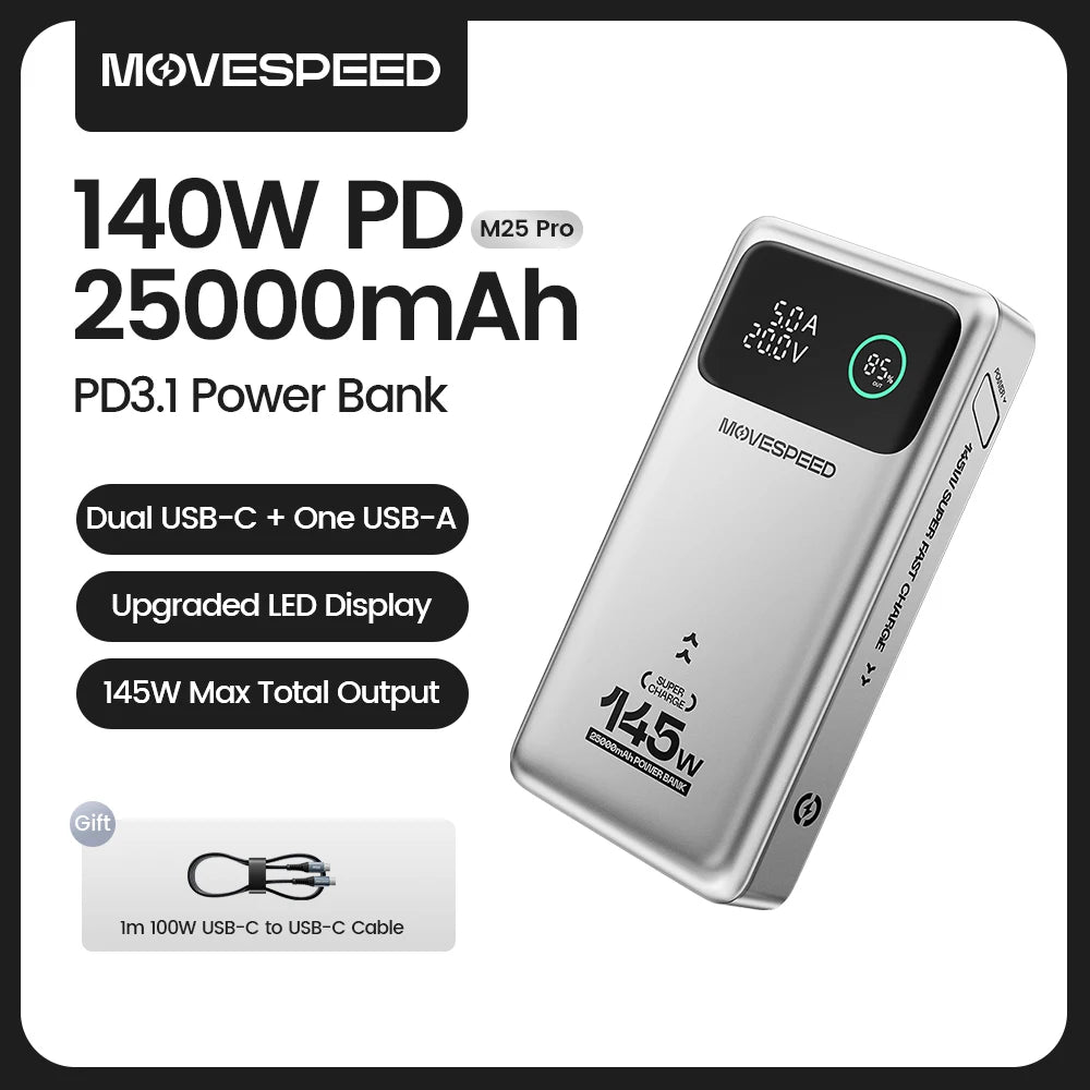 MoveSpeed M25Pro 140W Power Beast