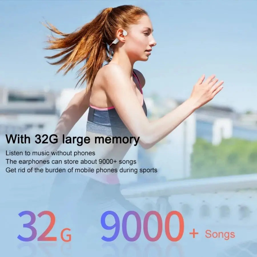 IPX8 Waterproof Bone Conduction Headphone