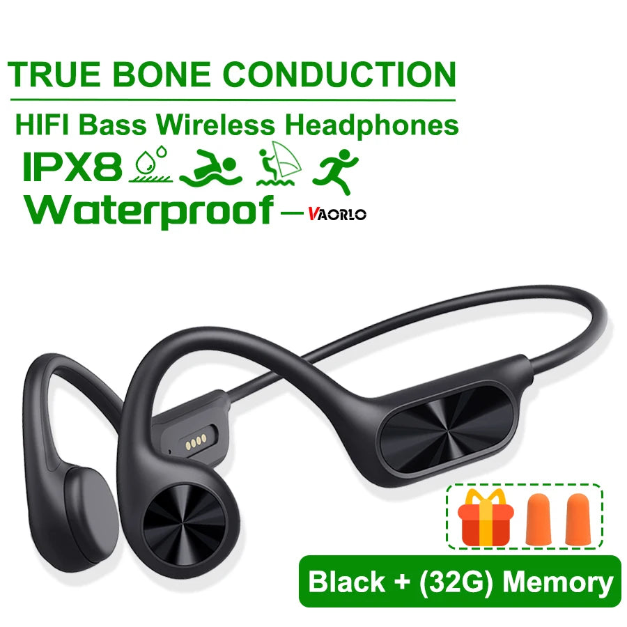 IPX8 Waterproof Bone Conduction Headphone