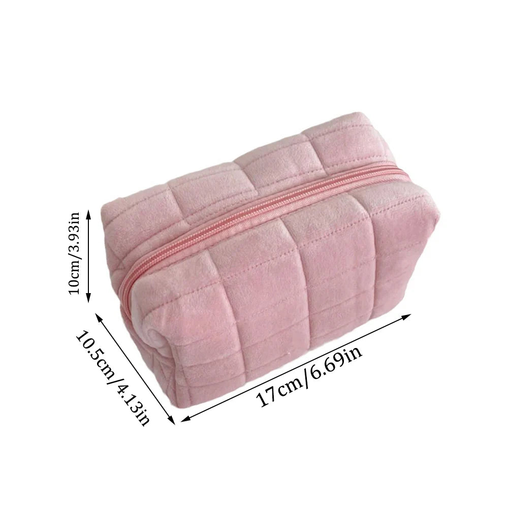 Cozy Plush Cosmetic Case