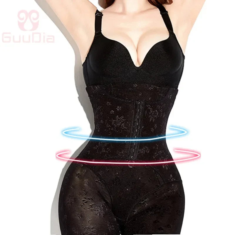 Dimmkof High Waist Tummy Control Panties Slim Seamless Lace Body Shaper Panties Waist Cincher Panties Waist Trimmer Boyshort