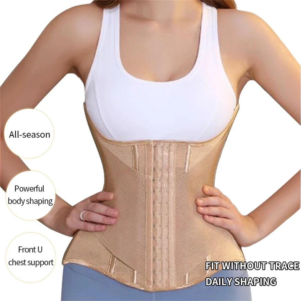 Wechery Waist Trainer Woman Body Shaper Slimmer Tummy Control Waist Shaper Belts Tight Hourglass Sheath Flat Belly Underwear