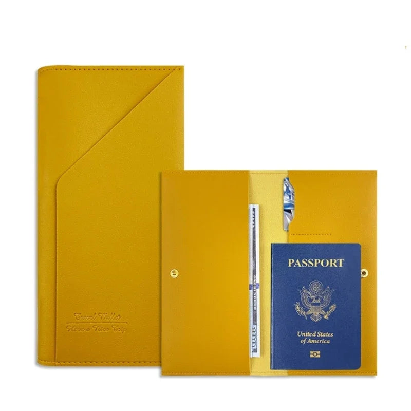 Travel Passport Wallet  Tri-fold Document Organizer