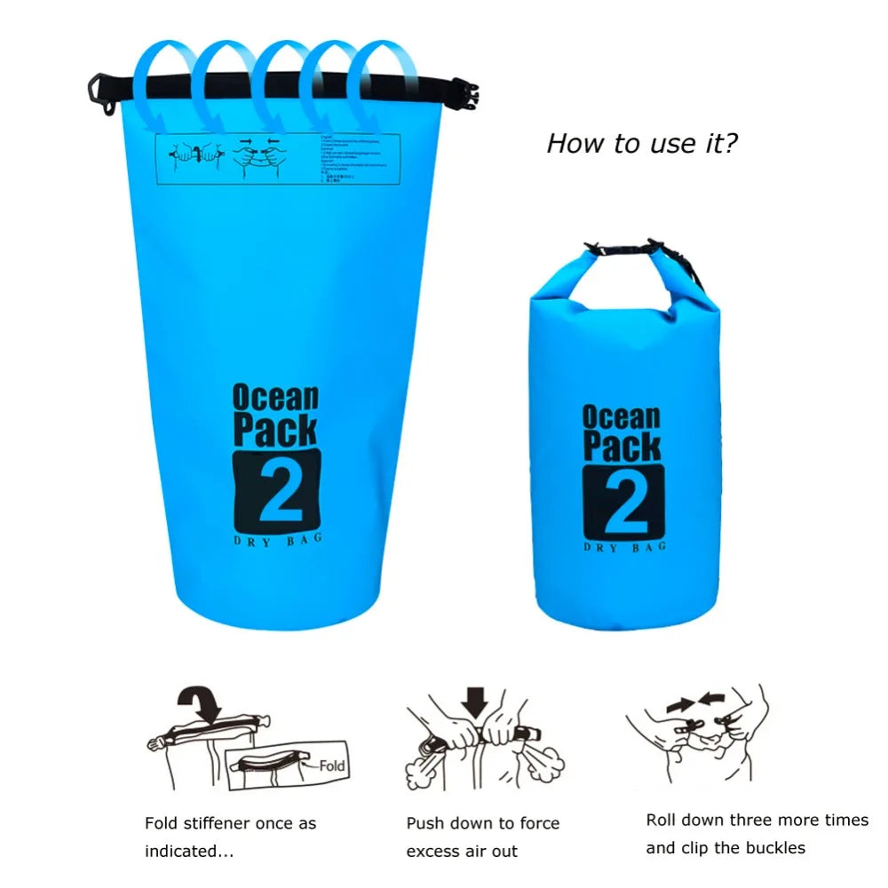 2L waterproof dry bag