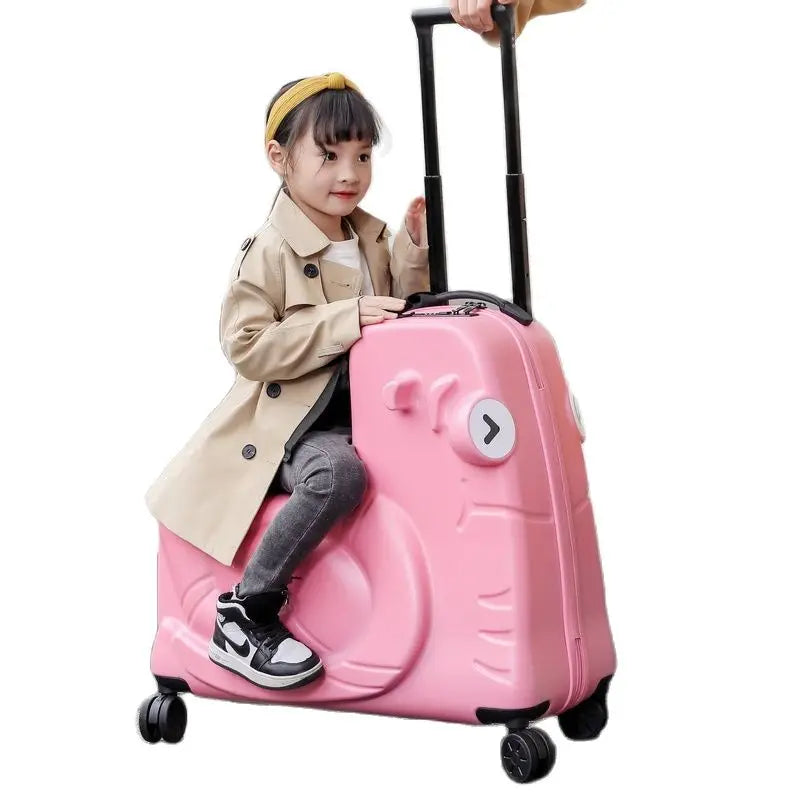 Lovely Snail Kids' Trolley Suitcase