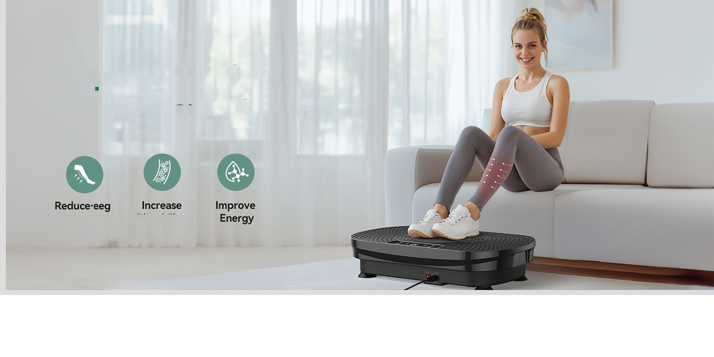 Vibration Plate Exercise Machine, 330 LBS Weight Capacity & Multiple Modes, Whole Body Vibration Plate Exercise Machine For Home, Power Plate Vibration Platform For Toning & Wellness, Valentines Day Gifts
